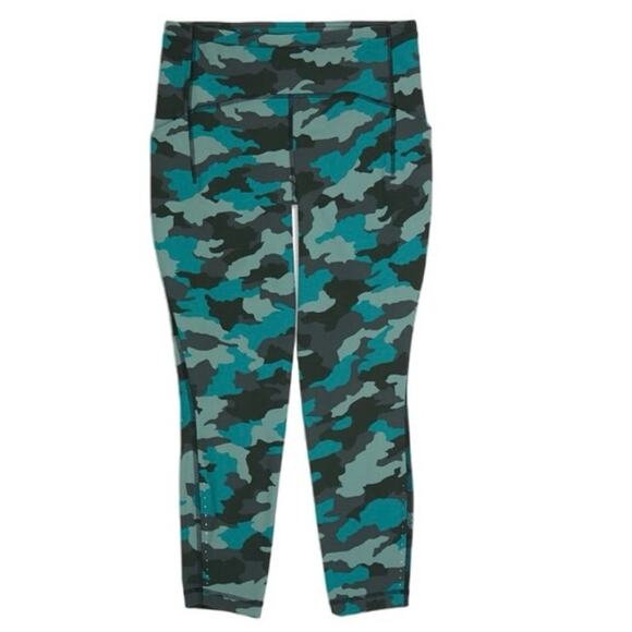 Lululemon Swift Speed High-Rise Tight Camo Tidewater Teal - Picture 1 of 7